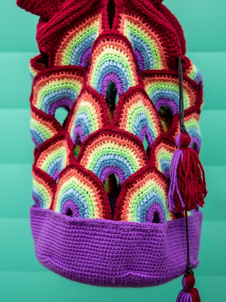 Rainbow Baby Bucket Bag