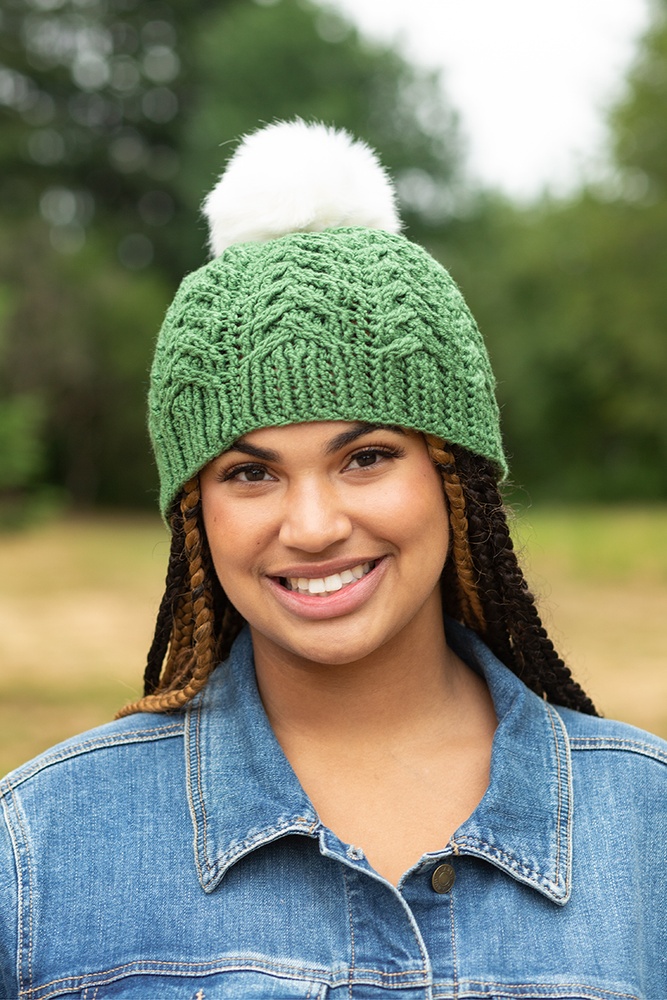 Great Basin Wildrye Cable Hat – Stylish Crochet Pattern