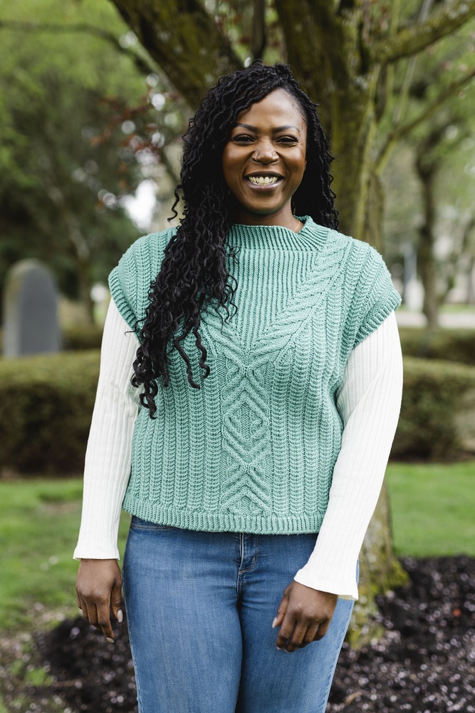 送関込 siiilon Cloudy knit sweater | tatihome.com