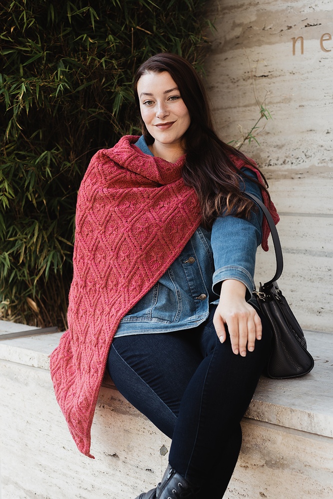 Knots Shawl - knitting pattern