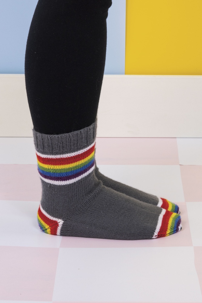 Woollen Rainbow Socks