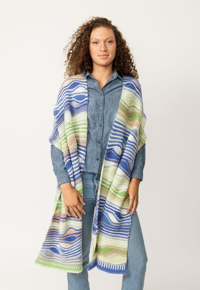 Ice Fire Wrap - Unique Knitting Patterns | KnitPicks