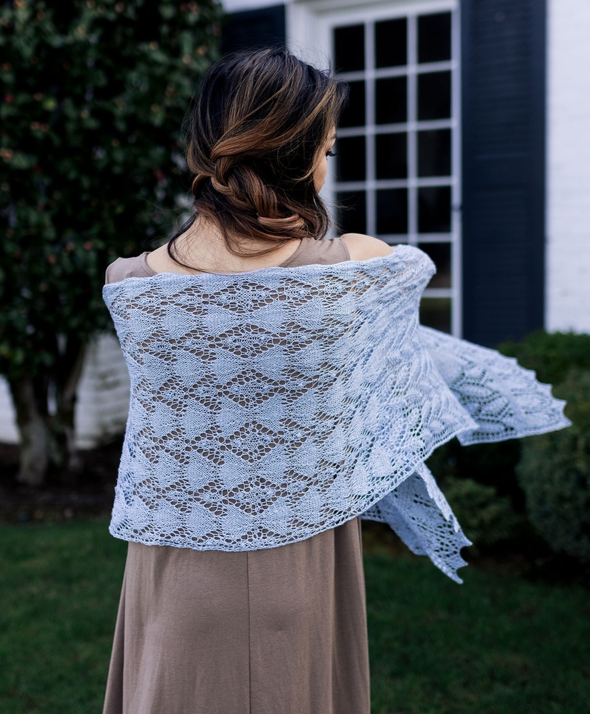 Rain of Leaves Stole Knitting Kit - Knit Picks