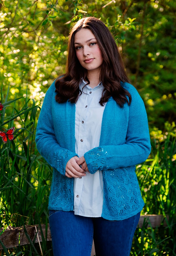 Amaranth Cardigan - knitting pattern