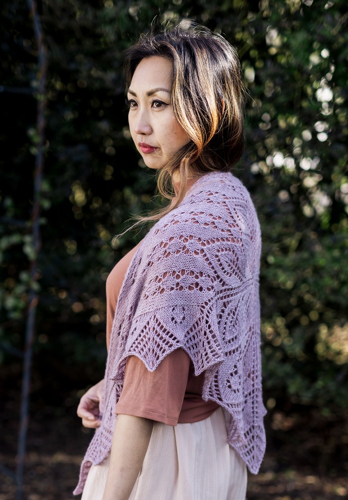 Lyra in Bloom Shawl - knitting pattern