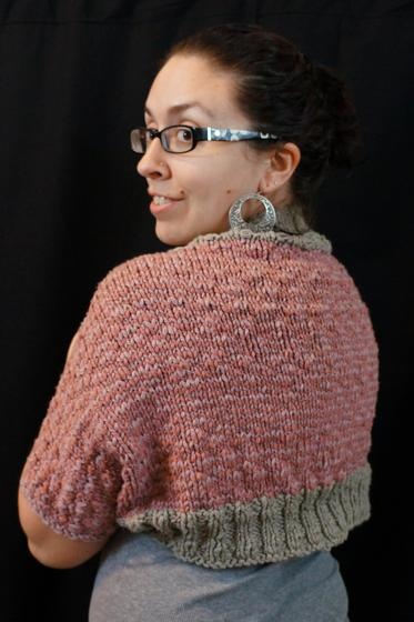 Simply Striped Shrug - knitting pattern