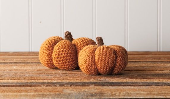 Spice & Clove Knit and Crochet Pumpkins - knitting pattern