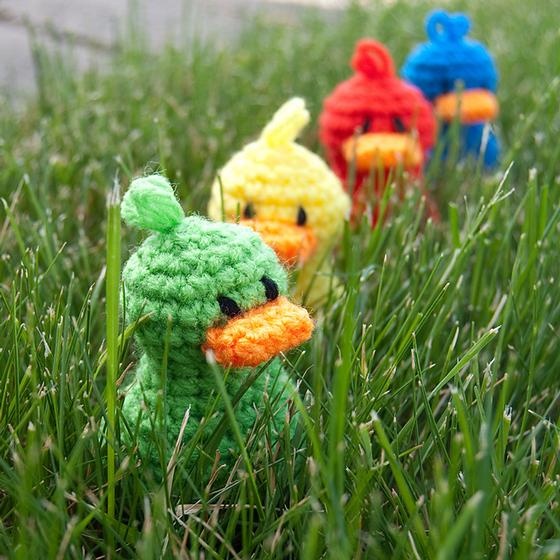 Little ducks: Crochet pattern