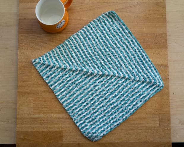 Ridge Washcloth - knitting pattern