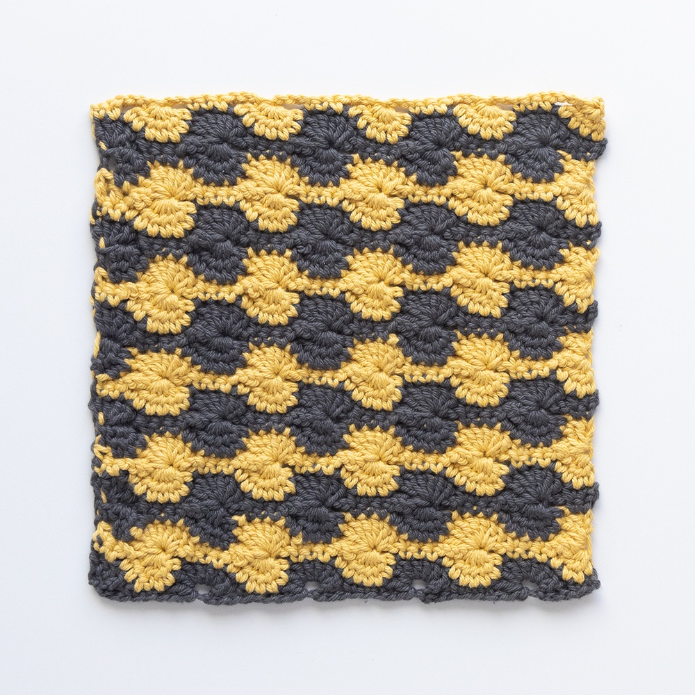 Peach Margot Dishcloth Pattern - knitting pattern