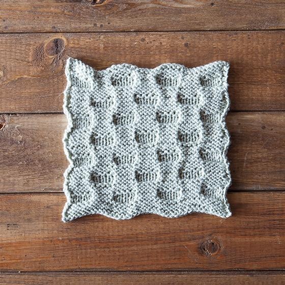 Staccato Dishcloth - knitting pattern