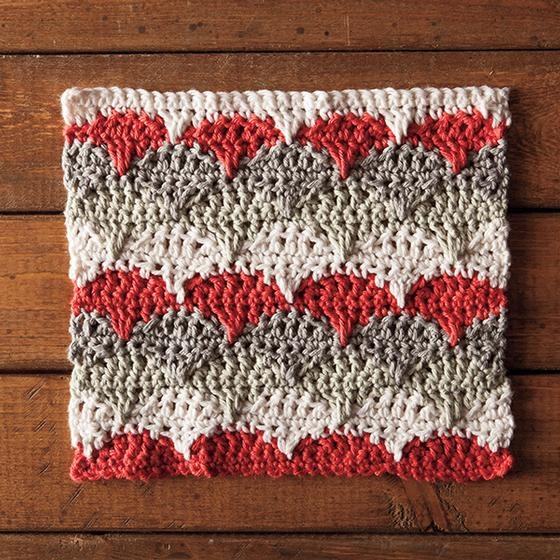 Marguerite Crochet Dishcloth - knitting pattern