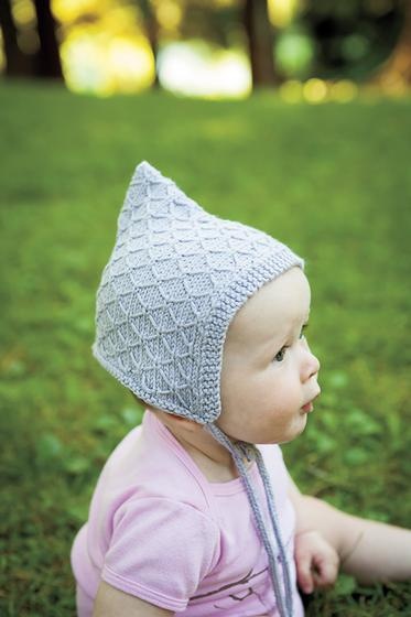 Lattice Bonnet - knitting pattern