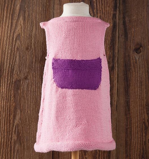 Hattie Child Dress - knitting pattern