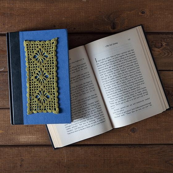 Spiderweb Lace Bookmark - knitting pattern