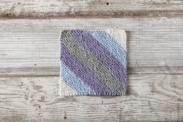 Corner to discount corner knitting pattern