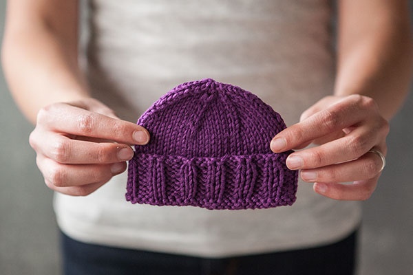 Calming Baby Knit Hat - knitting pattern