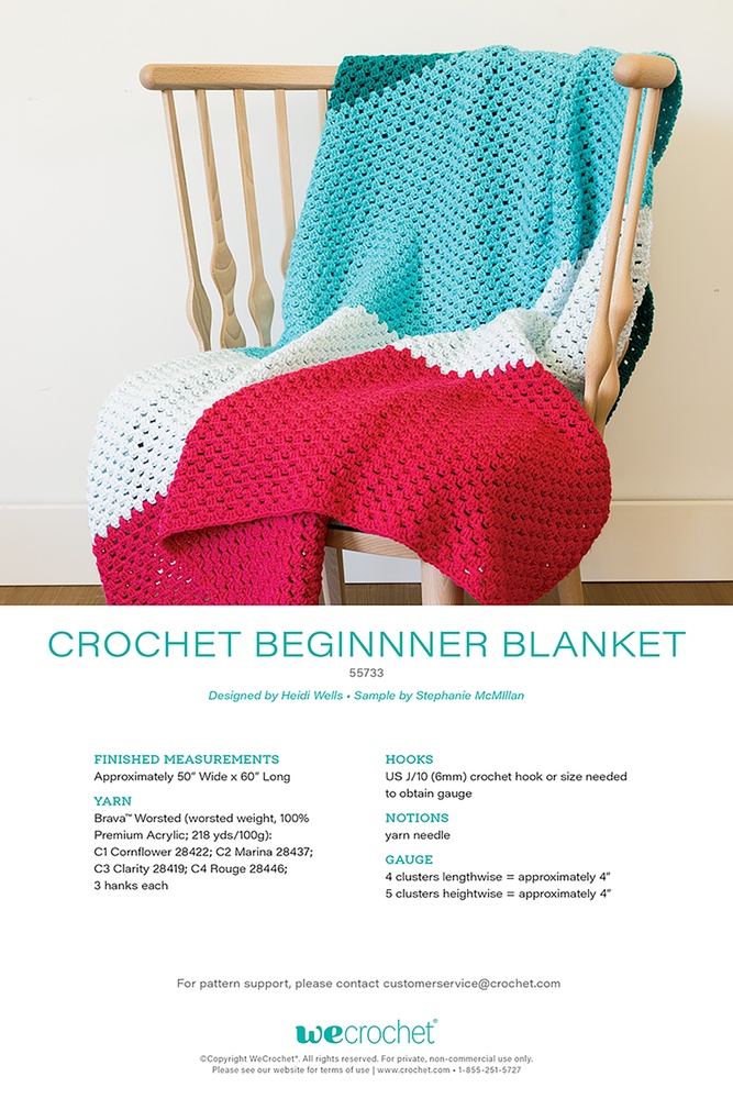 Colorful Crochet book review with Cobblestone Blanket pattern