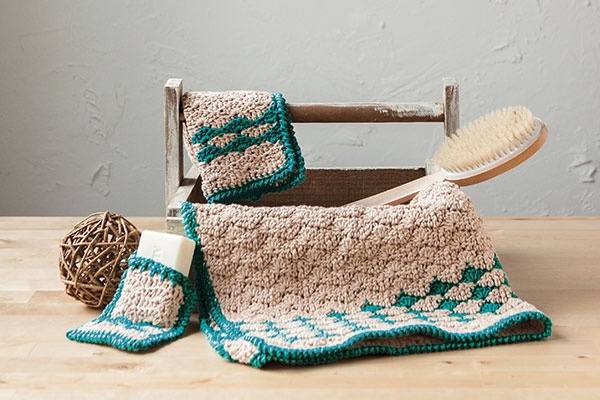 Rejuvenating Waves Spa Set - knitting pattern