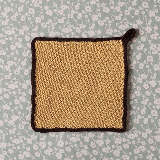 Angkor Wat Dishcloth - knitting pattern