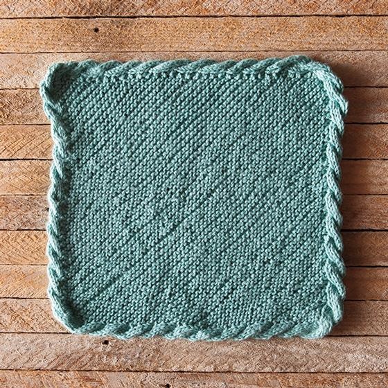 Maritime Facecloth - knitting pattern