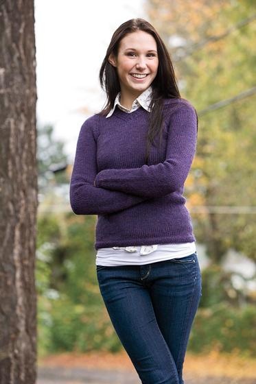 Basic V-Neck Pullover | KnitPicks.com