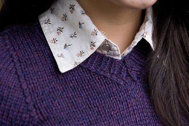Basic V-Neck Pullover | KnitPicks.com