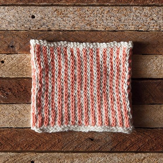 Sherbet Stripes Dishcloth - knitting pattern