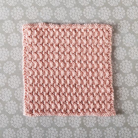 Zig Zag Dishcloth - knitting pattern