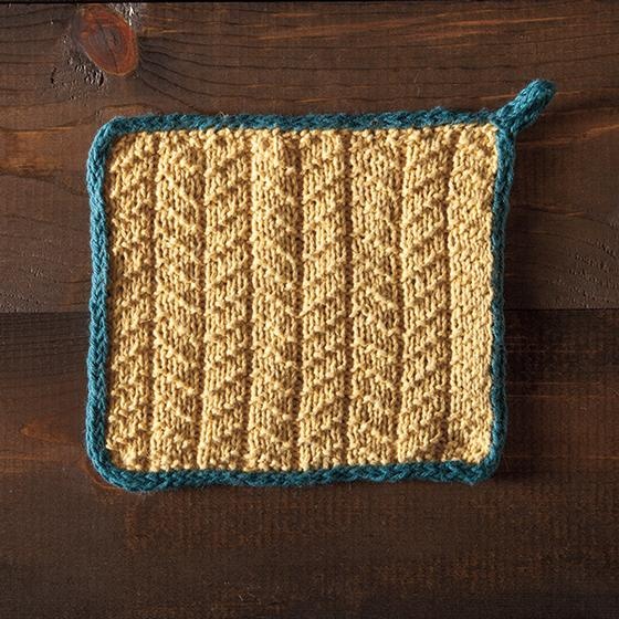 Caerphilly Dishcloth - knitting pattern