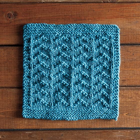 Ripples Dishcloth - knitting pattern