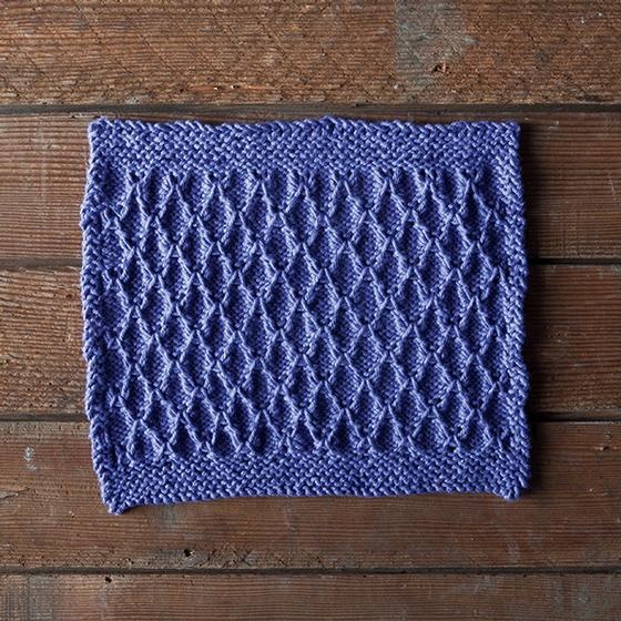 Radio Wave Dishcloth - knitting pattern