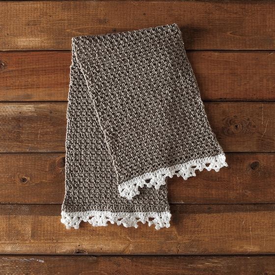 Heirloom Linen Crochet Dishcloth - knitting pattern