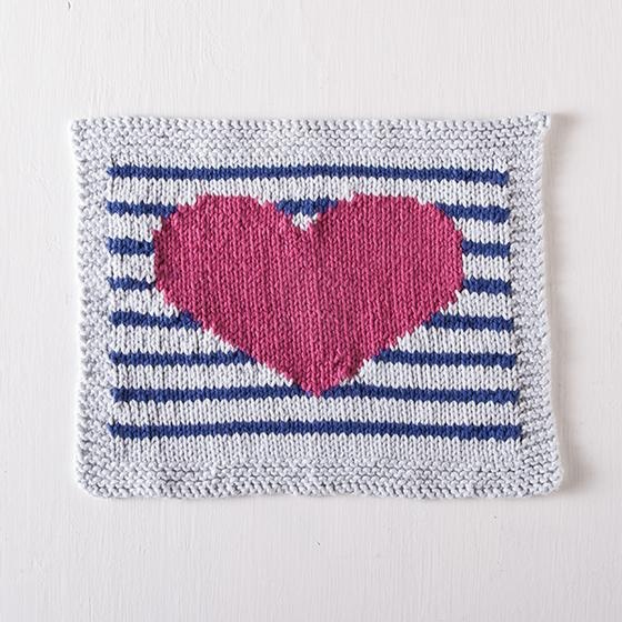 Perfectly Preppy Dishcloth - knitting pattern