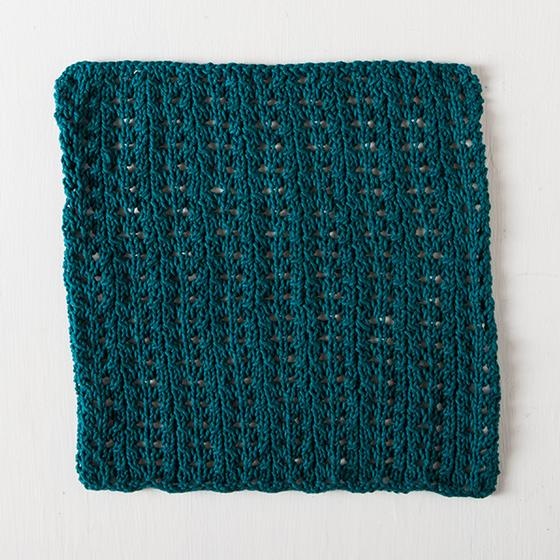 Easy Lace Dishcloth - knitting pattern