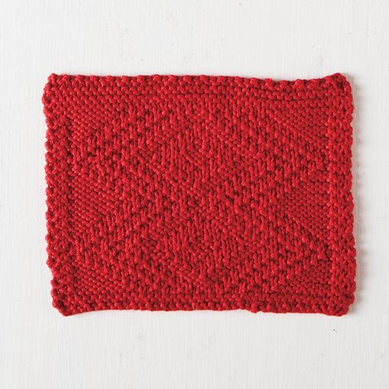 Gemology Dishcloth - knitting pattern