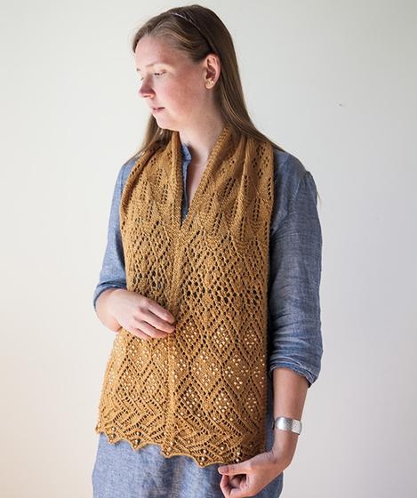 Leopard Print Knit Wrap [FREE Knitting Pattern]