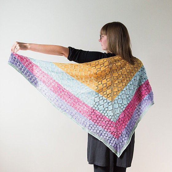 Kaieteur Shawl - knitting pattern