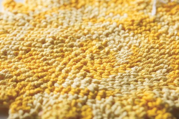 The SunÃ¢â‚¬â„¢s Out! Dishcloth