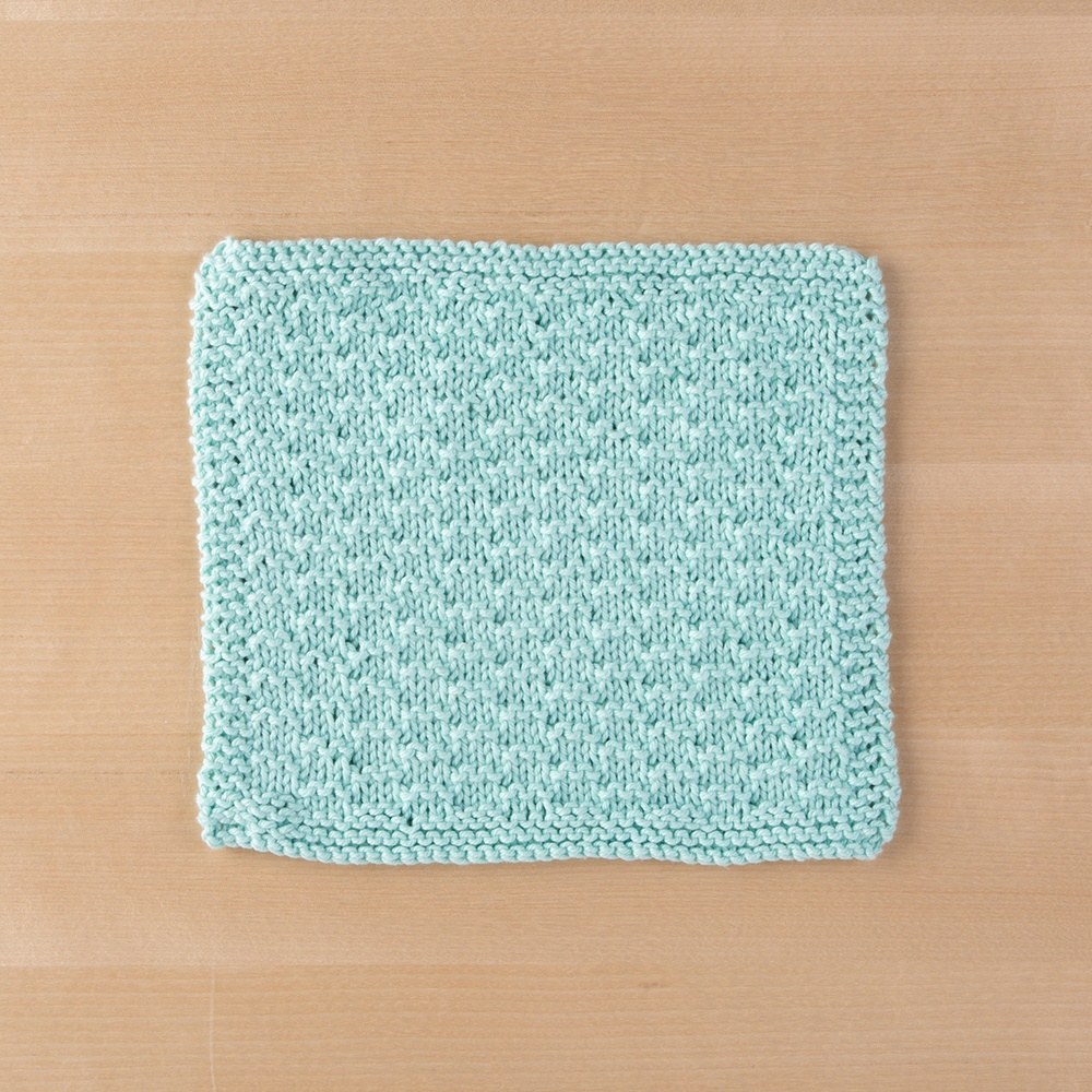 Saut Dishcloth - knitting pattern