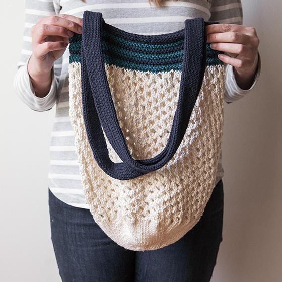 Knitted best sale market bag