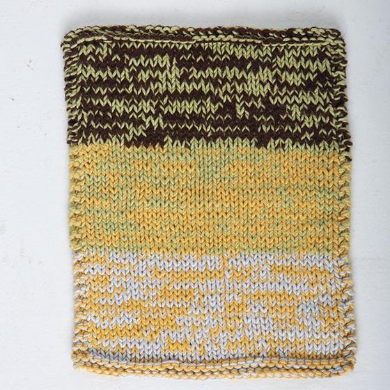 Marled Colorshift Dishcloth - knitting pattern