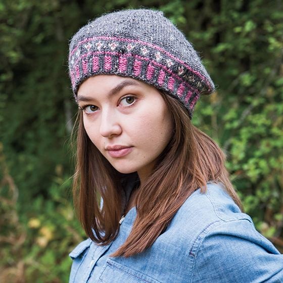 Free beret shop knitting pattern