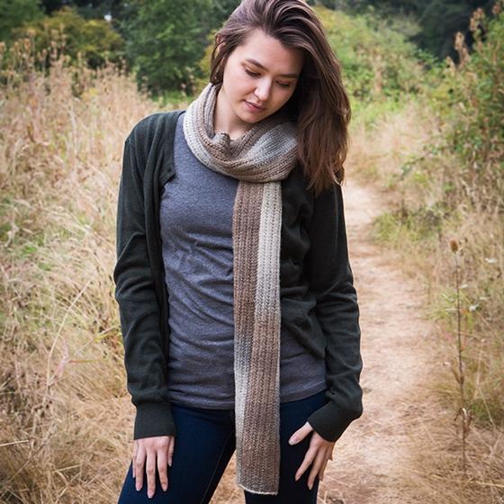 Progression Scarf - knitting pattern