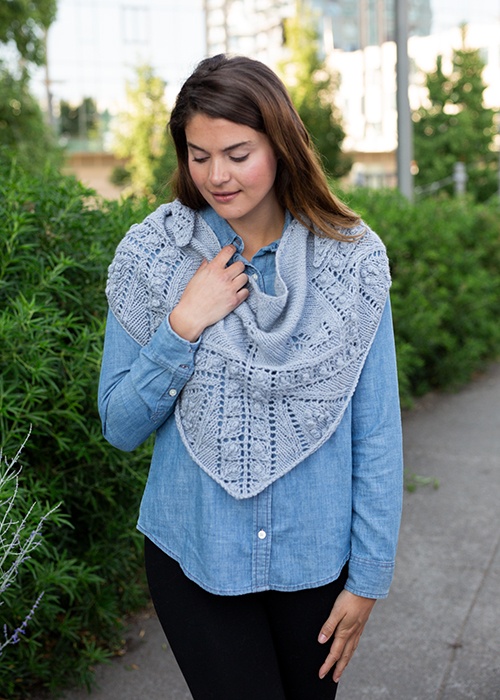 Karenia Shawlette - knitting pattern