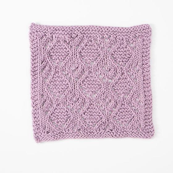 Euhedral Dishcloth - knitting pattern