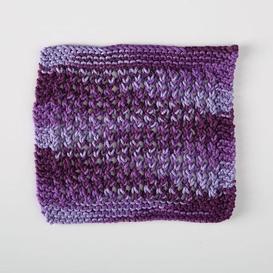 Network Dishcloth - knitting pattern