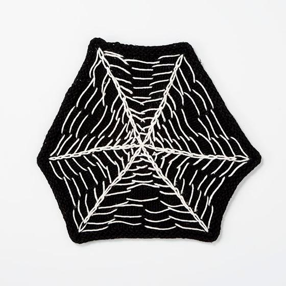 Arachnophobia Dishcloth - knitting pattern