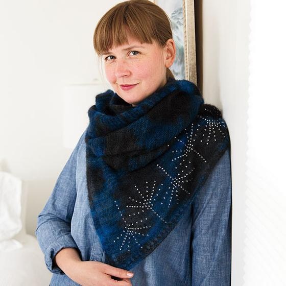 Sparkler Scarf or Stole - knitting pattern