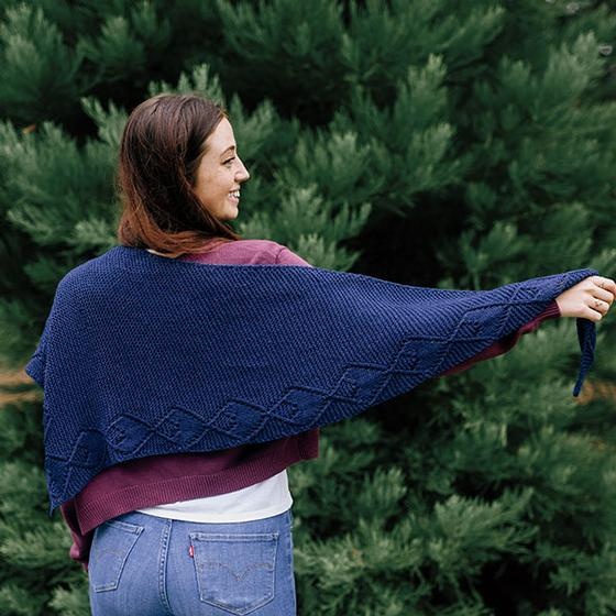 diamond knit scarf pattern